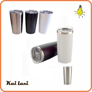 Jarros mug publicitarios en color blanco negro y plateado