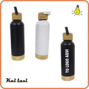 Tomatodos de Acero Inoxidable promocionales en color negro y blanco