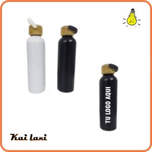 Tomatodo de Acero Inoxidable de 650ml en color negro y blanco