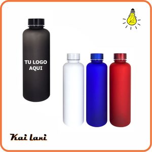 Tomatodo plástico pavonado Publicitarios en color negro, azul, rojo y blanco