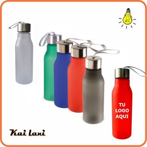 Tomatodo Plastico Pavonado de 600ml en color azul, rojo, blanco y verde